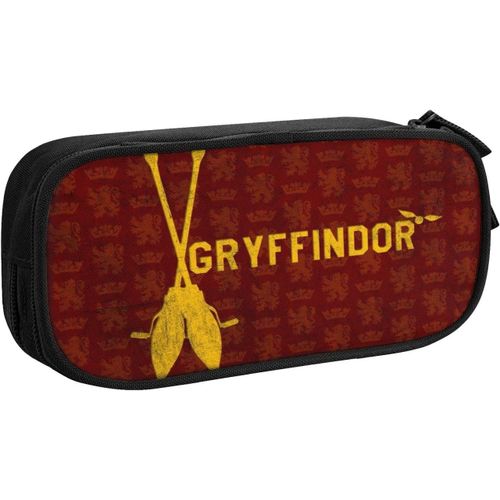 Harry Potter Gryffondor Trousse À Crayons Grande Capacité Avec Poignée Sac En Toile Pour L'école Étudiants Garçons Filles Adultes Et Bureau