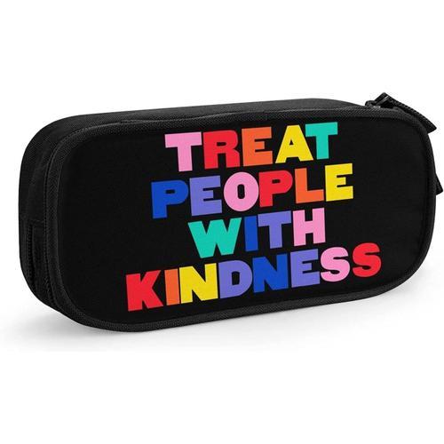 Harry Styles Fine Kindness People Treat With Line Tpwk Trousse À Crayons Grande Capacité Pour École Bureau