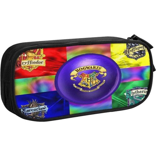 Harry Potter Trousse À Crayons Grande Capacité Avec Poignée, Sac En Toile Pour L'école, Les Étudiants, Les Garçons, Les Filles, Les Adultes Et Le Bureau