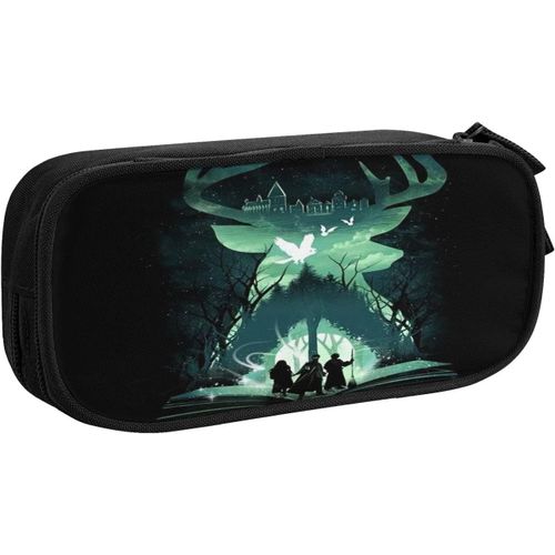 Harry Potter Trousse À Crayons Avec Compartiments Double Face Rigide Pour Enfants