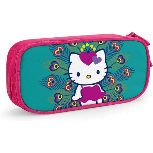 Hello Kitty Trousse À Crayons Avec Fermeture Éclair Pour Étudiants Rose