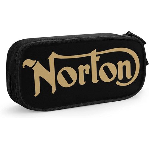 Norton Trousse À Crayons Avec Logo De Moto, Grande Capacité, Convient Pour Garçons Et Filles, École, Bureau