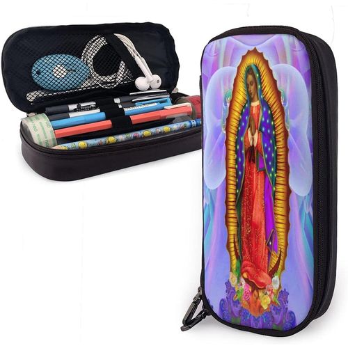 Notre Lady Guadalupe - Trousse À Crayons Mexicaine Sainte Vierge Marie Pour Garçons, Enfants, Papeterie Scolaire, Trousse, Cadeaux Pour Gamers, Garçons Et Adolescents