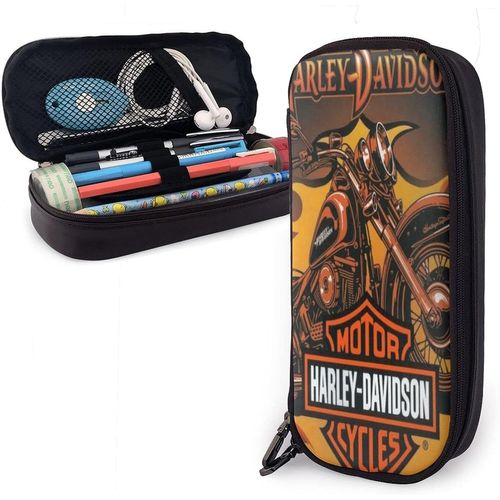 Petit Porte-Monnaie En Toile Avec Fermeture Éclair Harley Davidson