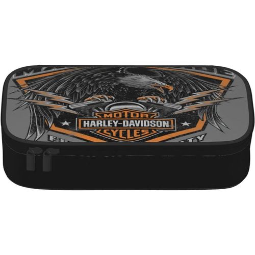 Petit Porte-Monnaie En Toile Avec Fermeture Éclair Harley Davidson