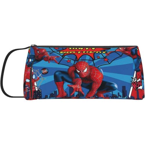 Porte-Monnaie Spiderman En Cuir Souple Avec Fermeture Éclair, Petite Taille