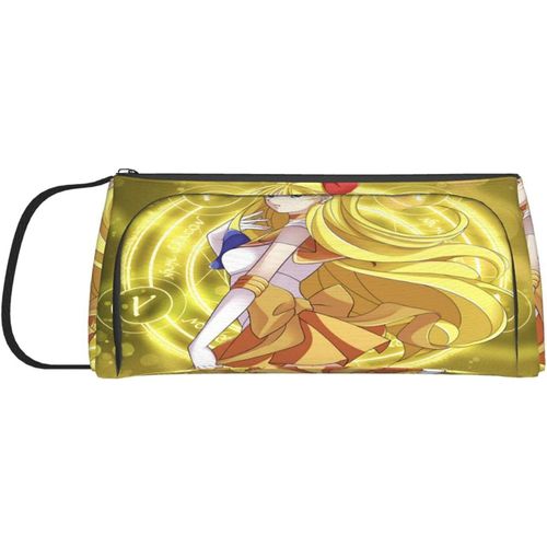 Sailor Moon Porte-Monnaie En Toile Avec Fermeture Éclair Pour Clés, Maquillage, Petite Trousse De Maquillage