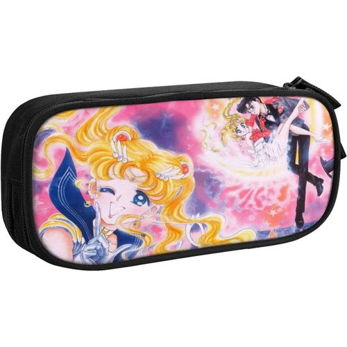 Sailor Moon Trousse À Crayons Double Couche Pour Étudiants Et Adolescents