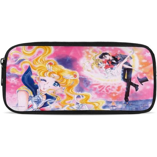 Sailor Moon Trousse À Crayons Pour Filles Et Adolescents Avec Support Pour Papeterie Pour Enfants Pour L'école Ou Les Voyages