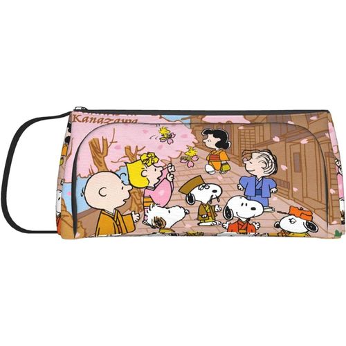 Snoopy Lazy Trousse De Maquillage Portable Avec Cordon De Serrage Pour Femme Et Fille