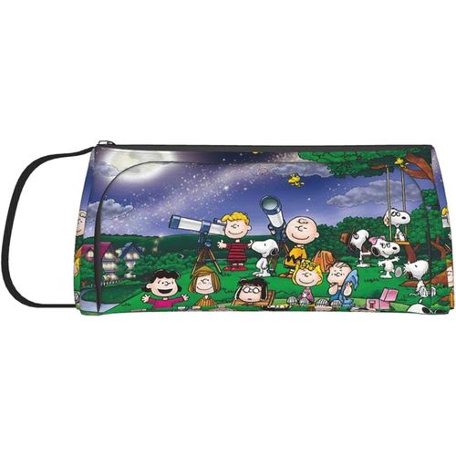 Snoopy Trousse De Maquillage Portable Pour Femme - Trousse De Maquillage Lavable Pour Sac À Main De Voyage - Trousse De Beauté À Fermeture Éclair