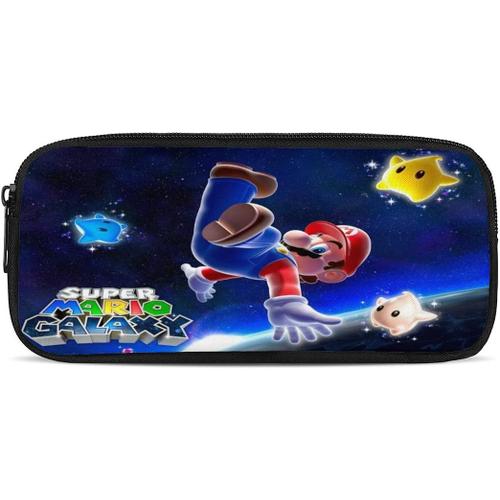 Super Mario Grande Trousse À Crayons Portable De Grande Capacité Pour Fournitures De Bureau, Fournitures Scolaires, Convient Pour Les Étudiants, Les Filles, Les Garçons, Les Adolescents