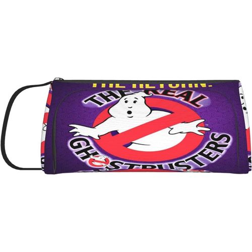 The Real Ghostbusters Trousse À Crayons Grande Capacité Avec Double Fermeture Éclair Pour Bureau, Papeterie, Maquillage, Avec Compartiments Pour Filles, Garçons Et Adultes