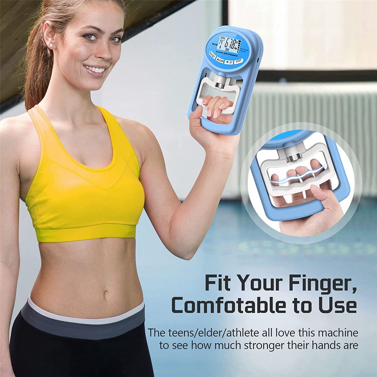 Dynamomtre  Main Grip Fitness Poignet Dynamomtr... - 2