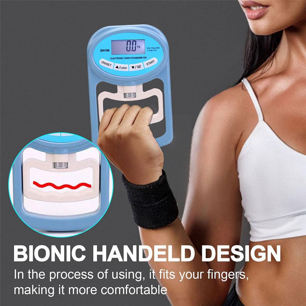 Dynamomtre  Main Grip Fitness Poignet Dynamomtr... - 5