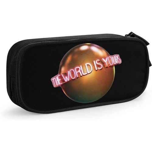 The World Is Yours (Scarface) Trousse À Crayons Grande Capacité Pour Étudiants Papeterie Sac De Rangement Convient Pour Garçons Filles École Bureau
