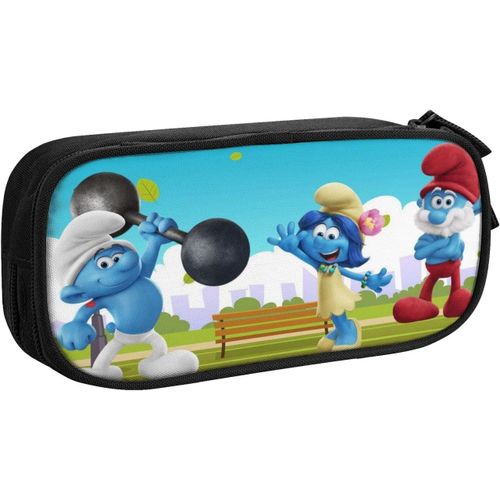 Trousse À Crayons Avec Motif De Schtroumpfs Pour Garçons, Enfants, Fournitures Scolaires, Cadeaux Pour Les Joueurs, Garçons Et Filles, Adolescents, Accessoires Scolaires