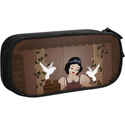 Trousse À Crayons De Grande Capacité Avec Motif Princesses Disney - Trousse Portable Pour Le Bureau, Le Maquillage, Fournitures Scolaires, Convient Pour Les Étudiants, Les Filles, Les Garçons, Les Adolescents