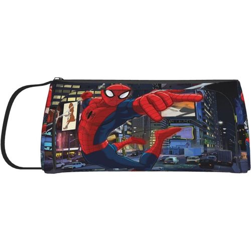 Trousse À Crayons De Couleur Spiderman - Grande Capacité - Avec Fermeture Éclair - Pour Aquarelle, Crayons De Couleur, Stylos Gel Et Marqueurs - Pour Artiste