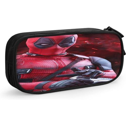 Trousse À Crayons Deadpool, Grande Capacité Avec Poignée, Sac En Toile Pour École, Étudiants, Garçons, Filles, Adultes Et Bureau