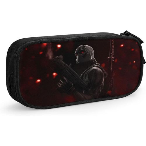 Trousse À Crayons Deadpool, Grande Capacité Avec Poignée, Sac En Toile Pour École, Étudiants, Garçons, Filles, Adultes Et Bureau