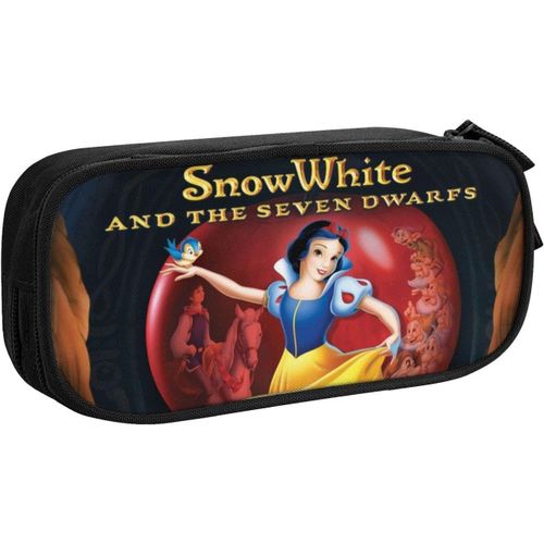 Trousse À Crayons Disney Princesse - Grande Capacité - Avec Poignée - En Toile - Pour L'école, Les Étudiants, Les Garçons, Les Filles, Les Adultes Et Le Bureau