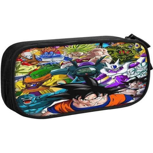 Trousse À Crayons Dragon Ball - Grande Capacité - Pour Garçons Et Filles