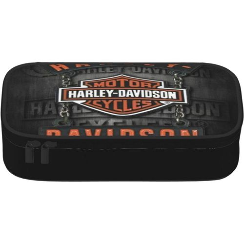 Trousse À Crayons Harley Davidson Pour Filles Et Adolescents Avec Support De Papeterie Pour Enfants Pour L'école Ou Les Voyages