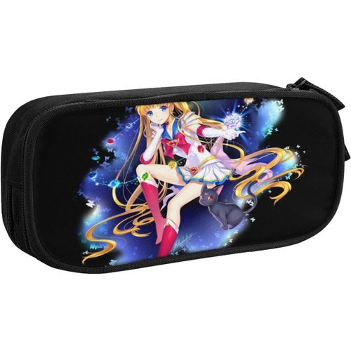 Trousse À Crayons Sailor Moon - Grande Capacité - Pour Stylos Et Papeterie - Pour Garçons Et Filles