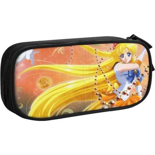 Trousse À Crayons Sailor Moon Avec Fermeture Éclair Pour Stylos, Pièces De Monnaie, Maquillage Pour Femmes, Adolescents, Filles, Garçons Et Enfants