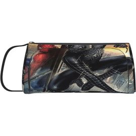 Trousse À Crayons Spiderman Pour Adolescentes, Filles, Garçons, En Toile Durable, Grande Capacité, Fournitures Scolaires Avec Compartiments
