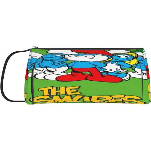 Trousse À Crayons The Schtroumpfs Pour Garçons, Enfants, Fournitures Scolaires, Motifs Ovales, Cadeaux Pour Les Joueurs, Garçons, Filles, Adolescents, Accessoires Scolaires