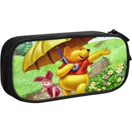 Trousse À Crayons Winnie L'ourson Avec Compartiments Double Face Et Coque Rigide Pour Enfants, Papeterie Scolaire, Organiseur De Stylos Pour Garçons Et Filles