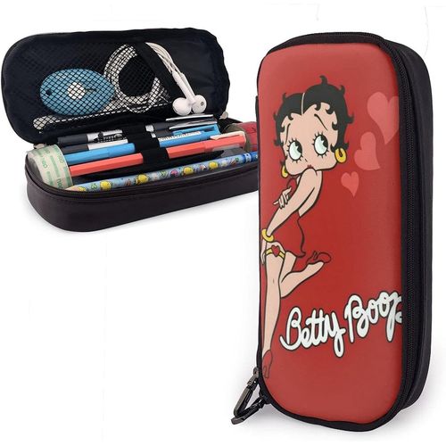 Trousse Betty Boop - Motif Graffiti - Fourniture - Cadeaux Pour Garçons - Cadeaux Pour Filles - Schoo - Papeterie - Coo|Fournitures De Papeterie - Trousse Scolaire
