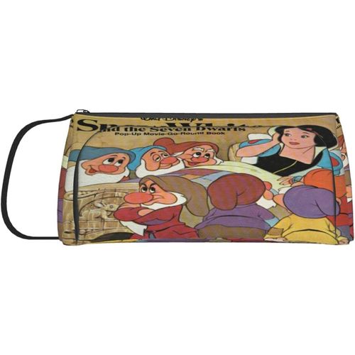 Trousse De Maquillage Portable Pour Femme - Motif Princesse Disney - Lavable - Pour Sac À Main - Sac De Voyage - Fermeture Éclair