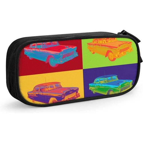 Trousse De Peinture À L'huile Pour Le Jardin, Le Restaurant, La Papeterie - Trousse Portable - Grande Capacité - 6 Motifs De Voiture Colorés - Taille Unique