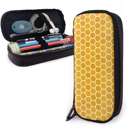 Trousse Orange Sans Couture Avec Grand Espace De Rangement Pour Garçons Et Filles