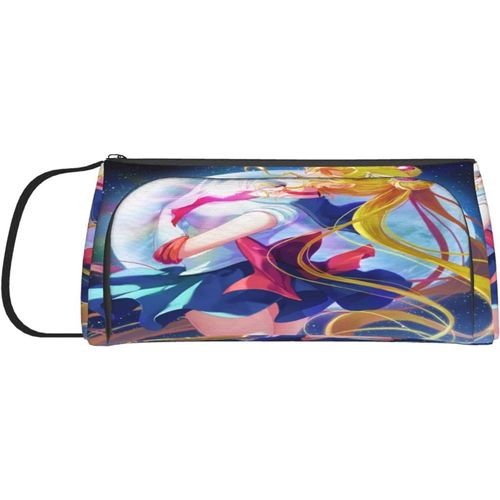 Trousse Sailor Moon Pour Adolescentes, Filles, Garçons, En Toile Durable, Grande Capacité, Fournitures Scolaires, Trousse À Crayons Avec Compartiments