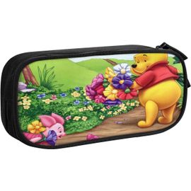 Trousse Winnie L'ourson - Grande Capacité - Pour Stylos Et Papeterie - Pour Garçons Et Filles