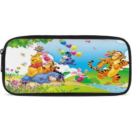 Trousse Winnie L'ourson Pour Garçons, Fournitures Scolaires Pour Enfants, Trousse À Crayons Ovale, Cadeaux Pour Joueurs, Garçons, Filles, Adolescents, Accessoires Scolaires
