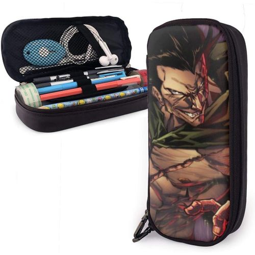 Une Pièce Singe - Trousse En Cuir Dragon - Grande Capacité Avec Fermeture Éclair - Organiseur De Rangement Pour Étudiants - Pour Garçons Et Filles