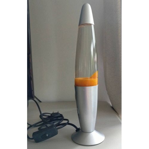 Lampe À Lave Orange 34 Cm
