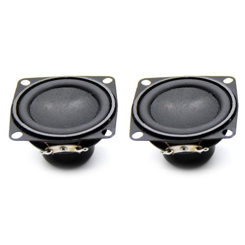 2 Pièces Haut-Parleur Audio 4 10W 53Mm 2 Pouces Basse Haut-Parleur MultiméDia Haut-Parleur Bricolage Haut-Parleur Sonore pour Home CinéMa