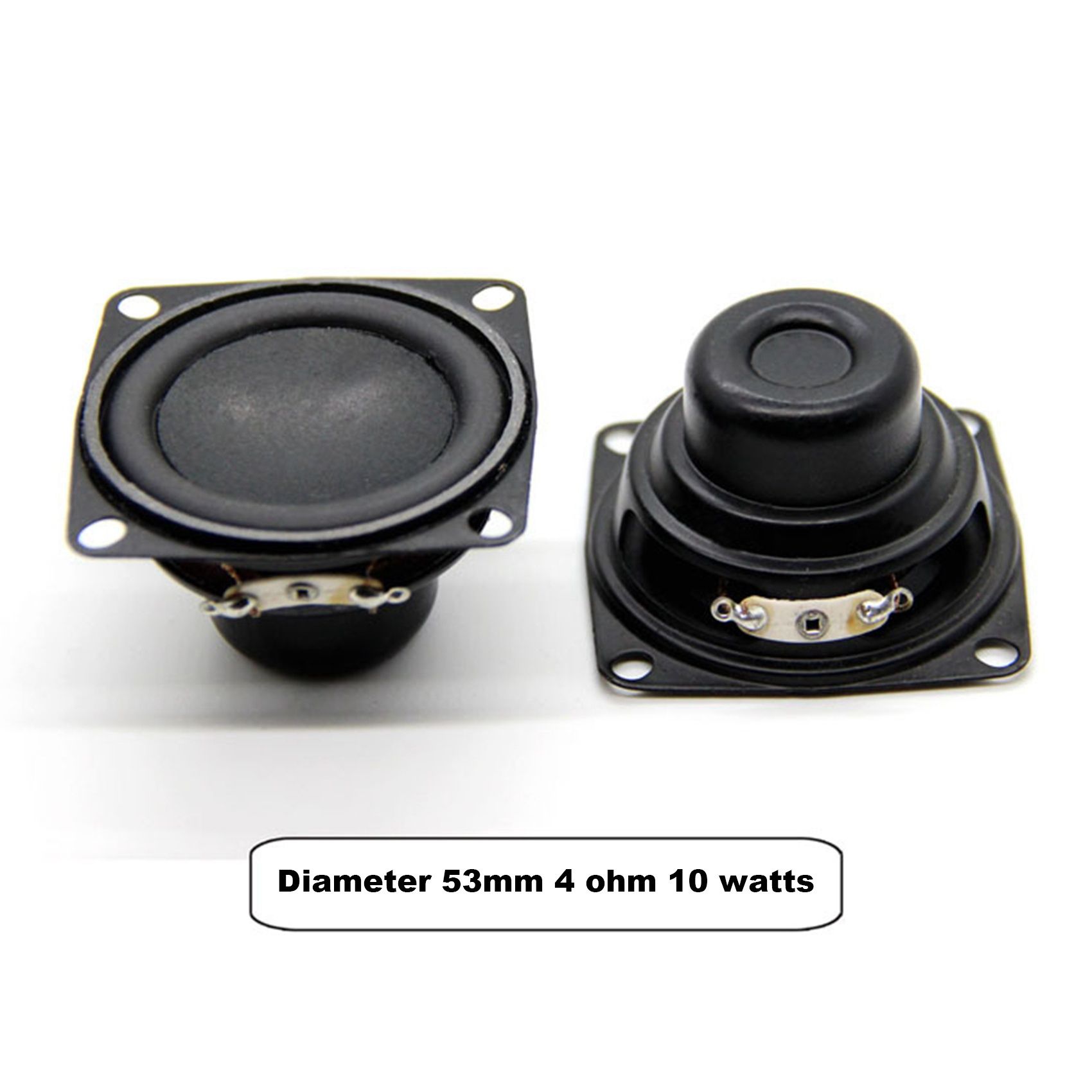 2 PiCes Haut-Parleur Audio 4? 10W 53Mm 2 Pouces B... - 2