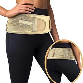 Hilewa Ceinture sacro iliaque noire pour femme et homme Soulage