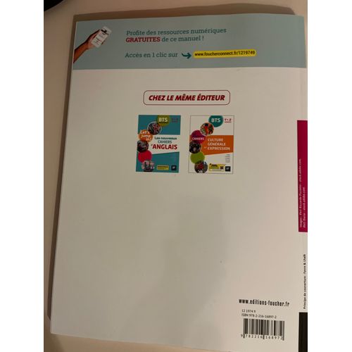 Les Nouveaux Cahiers D'anglais Bts Tertiaires 1re Et 2e Années