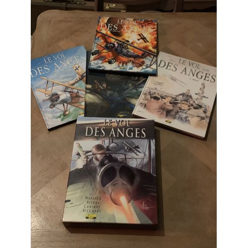 Coffret Des 4 Bd Le Vol Des Anges : T1-T2-T3-T4 En Éditions Originales Plus Le Rare Coffret