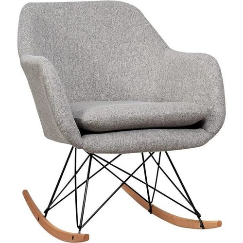 Fauteuil À Bascule Relax Ergonomique Rembourée D'epogne Souple - Costway - Gris