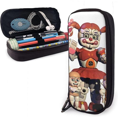 Grande Trousse À Crayons Freddie's Five Nights At Freddy's Pochette De Grande Capacité Porte-Stylo Fournitures Scolaires Pour Collège, Lycée, Bureau, Étudiants, Fille, Garçon, Adulte, Adolescent