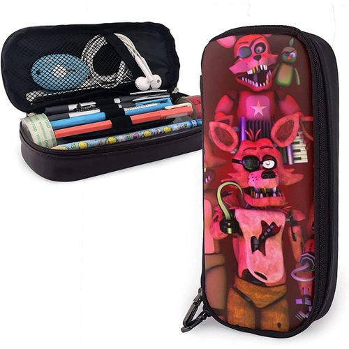 Grande Trousse À Crayons Freddie's Five Nights At Freddy's Pochette De Grande Capacité Porte-Stylo Fournitures Scolaires Pour Collège, Lycée, Bureau, Étudiants, Fille, Garçon, Adulte, Adolescent